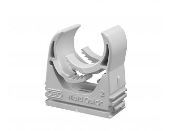 Zaczep OBO Multi Quick 2, 18,5-22,5 mm, poliamid - jasnoszary
