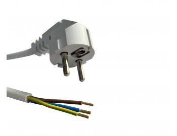 Flexo PVC przewd 863157-3-54/3, 3Gx1,5, wtyczka ktowa, biaa - 3 m