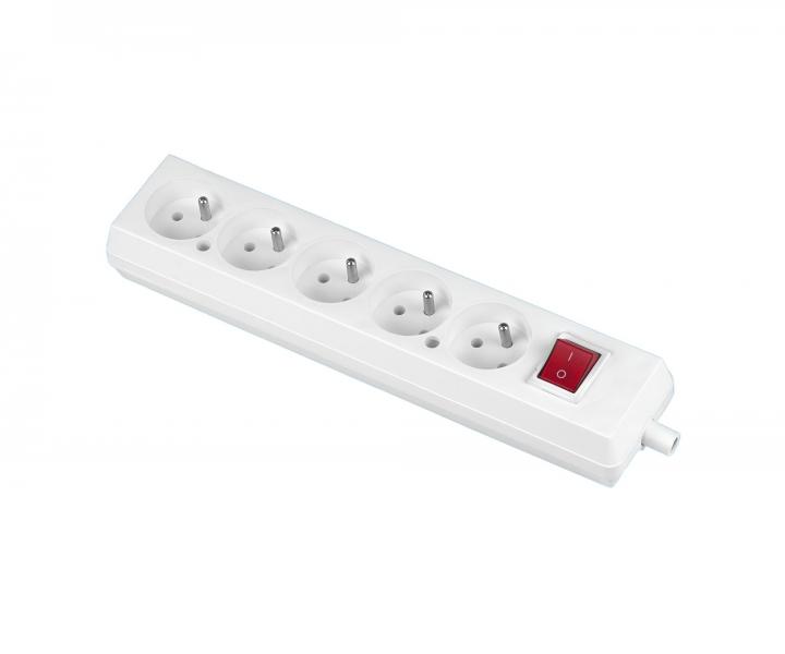 Piciokrotne gniazdko z wcznikiem Jonex GN-570WS, IP20, 16 A, 250 V - biae