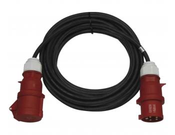 Gumowy zewnętrzny przedłużacz 3-fazowy Emos PM0904 400 V, 2,5 mm2, czarny, 20 m