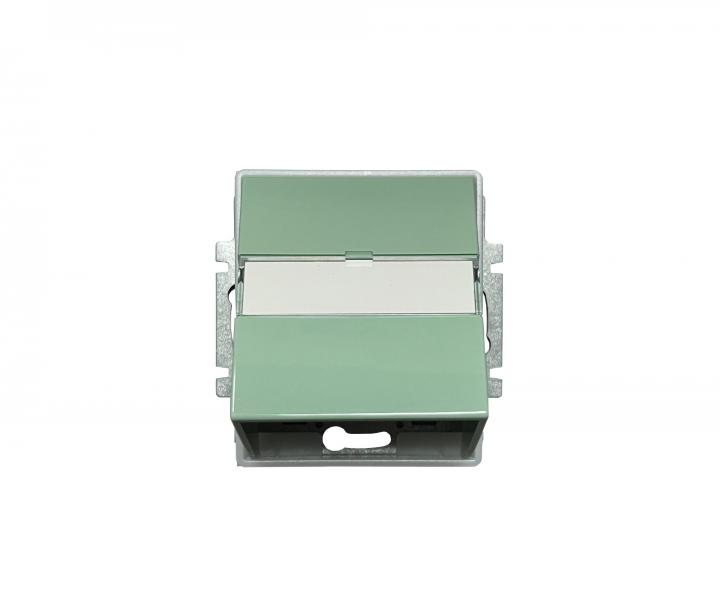 Pokrywa gniazda komunikacyjnego ABB Element-Time 5014E-A00100 22 - lodowa ziele�/bia�a