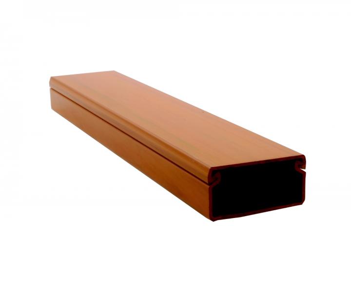 Listwa na kable Malpro, 30x25, imitacja jasnego drewna - 1 m