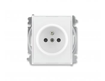 Gniazdo pojedyncze ABB Element-Time 5518E-A02349 03 - bia�e