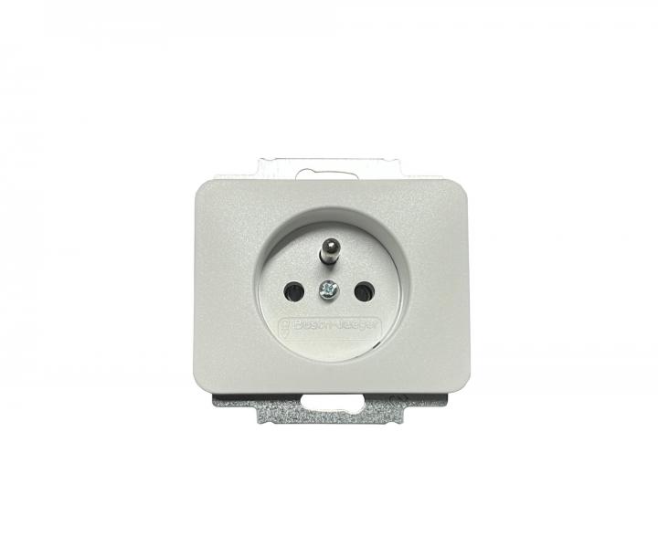 Gniazdo pojedyncze ABB Alpha Nea 5518B-A234024 - matowa bia�a