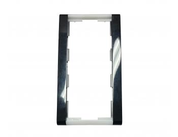 Ramka podw�jna, pionowa ABB Element-Time 3901F-A00121 06 - czarna/bia�a