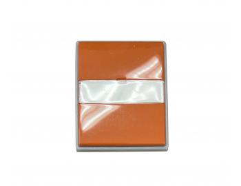 Os�ona prze��cznika z polem opisowym ABB Element-Time 3558E-A00610 07 - karmelowy/lodowy szary