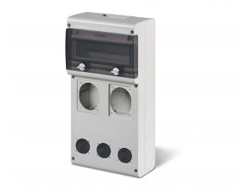 Rozdzielnica Scame Block 4 632.4520-000, IP66, 5 x gniazdo