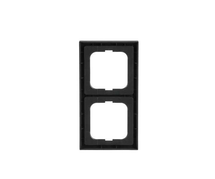 Ramka podwjna, do montau poziomego i pionowego ABB Future 2CKA001754A4420 - mechowa czarna
