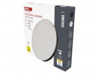 Okrge wpuszczane owietlenie LED Emos Dioni ZM7155, czarne, 32 W, z moliwoci zmiany CCT