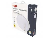 Okrge wpuszczane owietlenie LED Emos Livi ZM5163, 50 cm, 45 W, ciepa-zimna biel, ciemniane