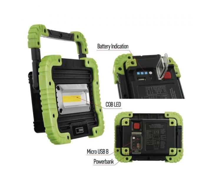 adowalna lampa robocza Emos COB LED P4534 600 lm 3000 mAh