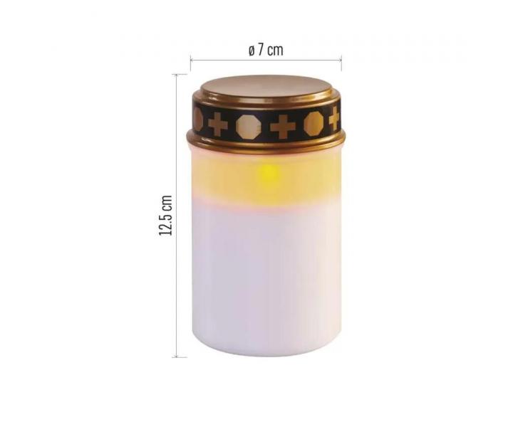 wieca LED nagrobna z timerem Emos DCCV21 12,5 cm 2x C