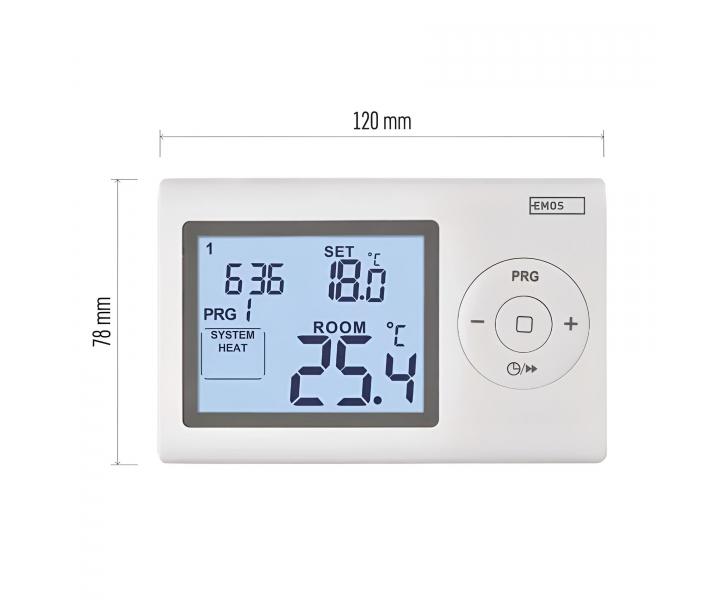 Programowalny termostat przewodowy Emos P5607 do pomieszcze