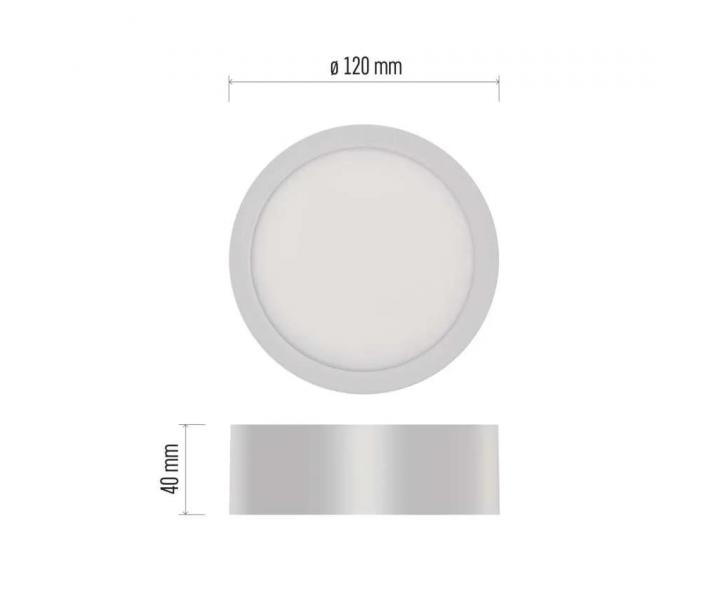 Okrge wpuszczane owietlenie LED Emos Nexxo ZM5123, biae, 12 cm, 7,6 W - z moliwoci zmiany CCT