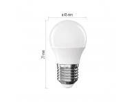arwka LED Emos Classic Mini Globe ZQ6E23.3, E27, 4,2 W (40 W), neutralna biaa - 1 szt.