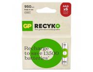 Baterie adowalne GP ReCyko 950 AAA (HR03) - 6 szt.