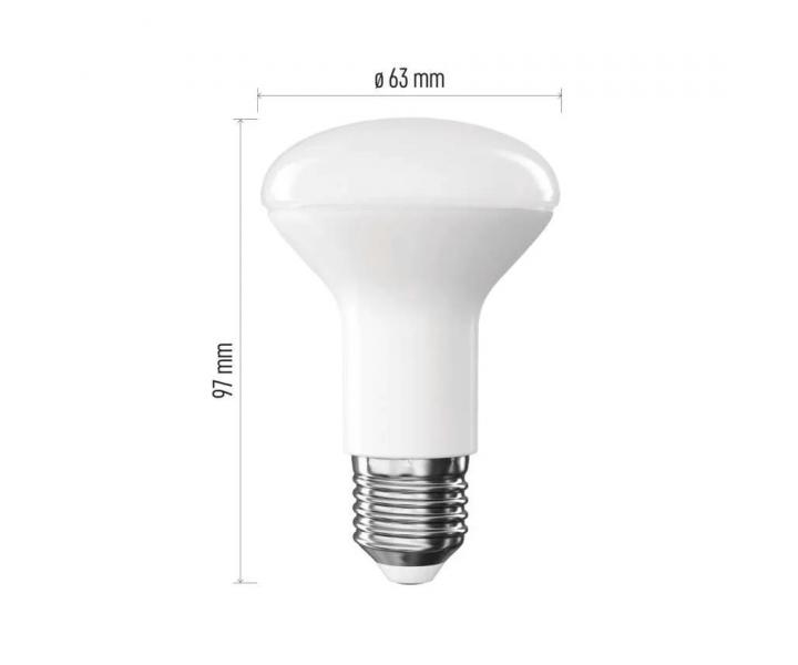 arwka LED Emos Classic R63 ZQ7E41, E27, 7 W (60 W), ciepa biaa