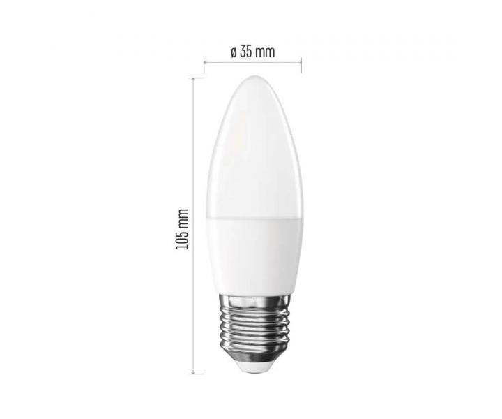 arwka LED wieczka Emos Classic ZQ4D11, E27, 2,5 W (32 W), ciepa biaa