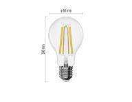 arwka LED Emos Filament A60 ZF5164D, E27, 11 W (100 W), ciepa biaa - ciemniana