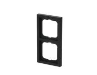 Ramka podwjna, do montau poziomego i pionowego ABB Future 2CKA001754A4420 - mechowa czarna
