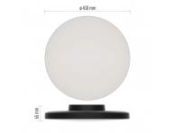 Okrge wpuszczane owietlenie LED Emos Dioni ZM7155, czarne, 32 W, z moliwoci zmiany CCT