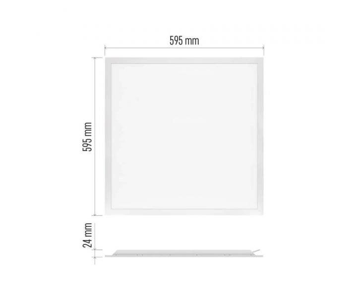 Kwadratowy panel LED do zabudowy Emos Lexxo backlit ZB2154, biay, 30 W - neutralna biel