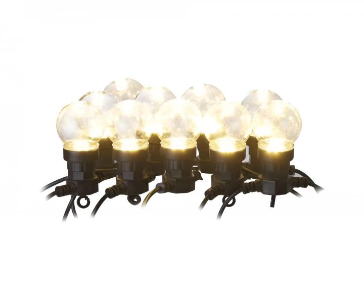 acuch wietlny LED Emos DCPW01, IP44, na zewntrz, wewntrz, przezroczysty, 10 szt. - 5 m