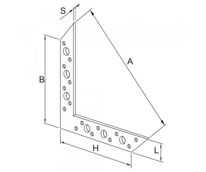 Rohownik 130x130x32 mm