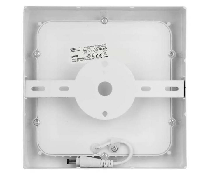 Kwadratowa oprawa LED Emos Profi ZM6132, 12,5 W, neutralna biel