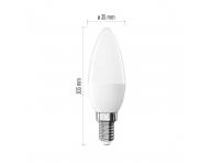 arwka LED wieczka Emos Classic E14, 6,5 W (60 W) neutralna biaa