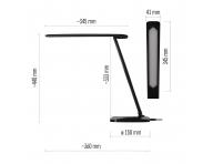 Lampa biurkowa LED Emos Chase Z7619B, 7,2 W - czarna