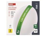 LED wpuszczane owietlenie TIVI, klasa A, okrge biae 5,5W, IP44, neutralna biel Emos ZM3405