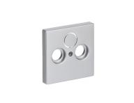 Osona gniazda telewizyjnego, radiowego (i satelitarnego) ABB Future 2CKA001724A4262 - aluminiowa srebrna