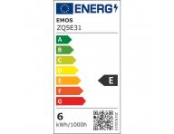 arwka LED Emos Classic A60, E27, 5,8 W (50 W), ciepa biaa