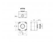 Przycisk cakowitego zatrzymania Scame 590.PR01R4N
