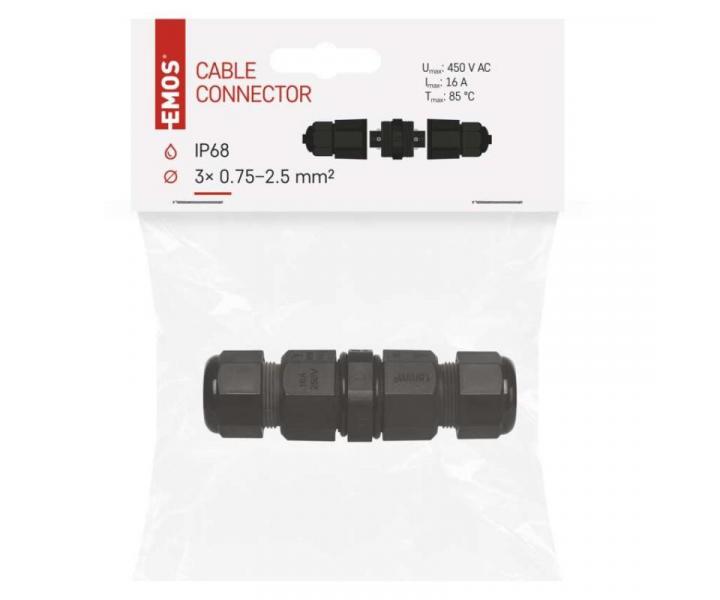 Plastikowa zczka kablowa IP68 Emos ZS9010