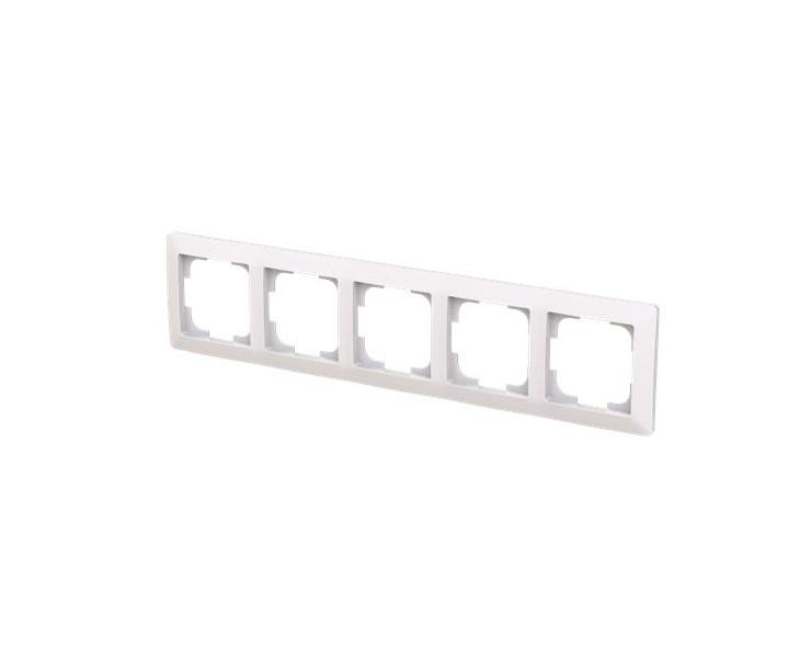 Ramka piciokrotna, do montau poziomego i pionowego ABB Zoni 3901T-A00050 500 - biaa