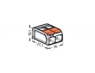 Zczka z dwigni Wago 221-612 - 2x6 mm2