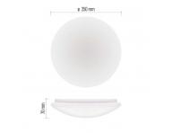 LED wpuszczane owietlenie TIVI, klasa A, okrge biae 5,5W, IP44, neutralna biel Emos ZM3405