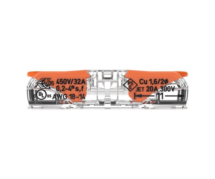 Zczka z dwigni czca inline Wago 221-2411 - 2x4 mm2