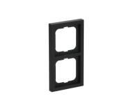 Ramka podwjna, do montau poziomego i pionowego ABB Future 2CKA001754A4420 - mechowa czarna