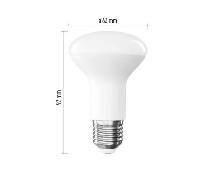 arwka LED Emos Classic R63 ZQ7E43, E27, 7 W (60 W), neutralna biaa