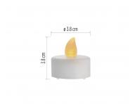 Dekoracja LED wieczka herbaciana Emos DCCV11, CR2032, biaa, wewntrzna, vintage - 1 szt.