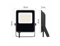 Reflektor LED Emos Visio ZS2533, IP65, 30 W, czarny, neutralna biel.