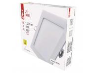 Kwadratowa oprawa LED sufitowa Emos Profi ZD2132, 12,5 W, neutralna biaa