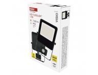Reflektor LED z czujnikiem ruchu Emos Visio ZS2943, IP54, 50 W, czarny, neutralna biel.