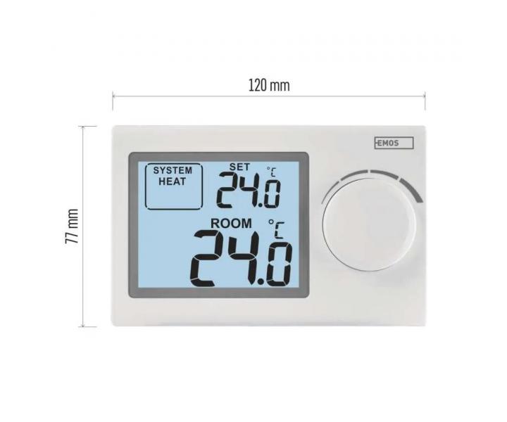 Termostat pokojowy rczny przewodowy Emos P5604