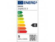 arwka LED Emos Classic Mini Globe ZQ6E23.3, E27, 4,2 W (40 W), neutralna biaa - 1 szt.