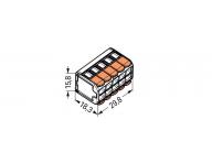 Zczka z dwigni Wago 221-420 - 10x4 mm2