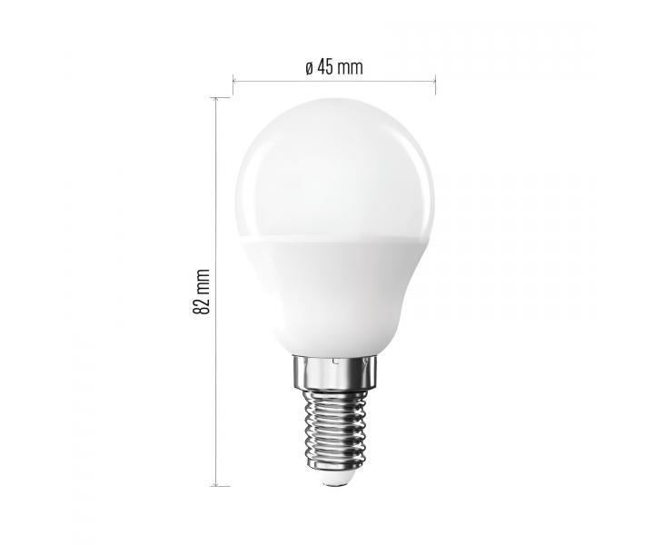 �ar�wka LED Emos Classic Mini Globe ZQ1D11, E14, 2,5 W (32 W), ciep�a bia�a